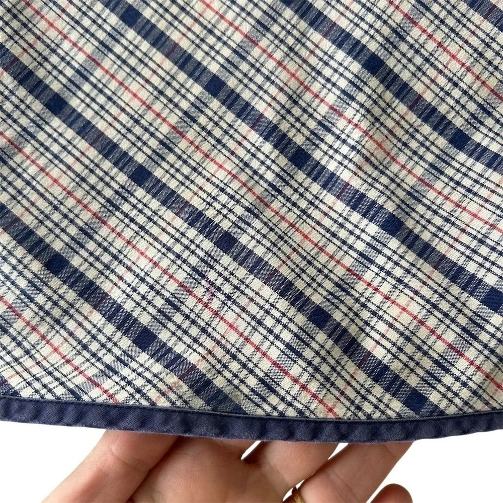 Gymboree Girls Size 5 Plaid Knee Length Summer Dress Multicolor
